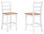 Ashley Gesthaven Natural White Counter Height Dining Table and 2 Barstools