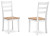 Ashley Gesthaven Natural Blue Dining Table and 2 Chairs