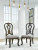 Ashley Maylee Dark Brown Dining Table and 6 Chairs with Storage