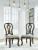 Ashley Maylee Dark Brown Dining Table and 4 Chairs with Storage
