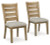 Ashley Galliden Light Brown Dining Table and 6 Chairs