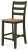 Ashley Gesthaven Natural Green Counter Height Dining Table and 2 Barstools