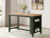 Ashley Gesthaven Natural Green Counter Height Dining Table and 2 Barstools