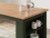 Ashley Gesthaven Natural Green Counter Height Dining Table and 2 Barstools