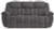 Ashley Foreside Charcoal Reclining Sofa