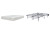 Ashley 10 Inch Chime Memory Foam King Mattress with Foundation
