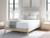 Ashley Cadmori Black White Queen Upholstered Panel Bed