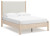Ashley Cadmori Two-tone Full Upholstered Panel Bed