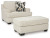 Benchcraft Heartcort Quartz Chair and Ottoman