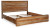 Ashley Dressonni Brown California King Panel Bed with Mirrored Dresser