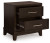 Ashley Neymorton Dark Grayish Brown Queen Upholstered Panel Bed with Mirrored Dresser and 2 Nightstands