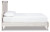 Ashley Shawburn Whitewash Queen Platform Bed with Dresser