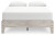Ashley Shawburn Whitewash Queen Platform Bed with Dresser