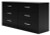 Ashley Finch Black Queen Platform Bed with Dresser and 2 Nightstands