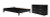 Ashley Finch Black Queen Platform Bed with Dresser