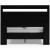Ashley Finch Black Brown Queen Panel Platform Bed with Dresser
