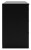 Ashley Finch Black Brown Queen Panel Platform Bed with Dresser