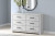 Ashley Cayboni Whitewash Twin Panel Bed with Dresser and Nightstand