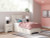 Ashley Lawroy Light Natural Twin Panel Bed with Storage