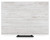 Ashley Cayboni Whitewash Queen Panel Bed with Mirrored Dresser and Nightstand