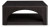 Ashley Yellink Black Coffee Table with 2 End Tables