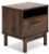 Ashley Calverson Mocha Full Platform Bed with 2 Nightstands
