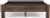 Ashley Calverson Mocha Full Platform Bed with 2 Nightstands