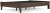 Ashley Calverson Mocha Full Platform Bed with 2 Nightstands