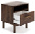 Ashley Calverson Mocha Full Platform Bed with 2 Nightstands