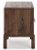 Ashley Calverson Mocha Full Platform Bed with 2 Nightstands