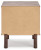 Ashley Calverson Mocha Full Platform Bed with 2 Nightstands