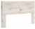 Benchcraft Lawroy Light Natural King Panel Headboard with 2 Nightstands
