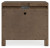 Ashley Cabalynn Light Brown California King Panel Bed with Dresser and Nightstand