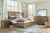 Ashley Cabalynn Light Brown California King Panel Bed with Dresser and Nightstand