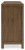 Ashley Cabalynn Light Brown California King Panel Bed with Dresser and Nightstand