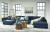 Ashley Bales Navy 6-Piece Modular Seating