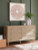 Ashley Cielden Two-tone King Panel Bed with Dresser
