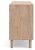Ashley Cielden Two-tone King Panel Bed with Dresser