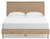 Ashley Cielden Two-tone King Panel Bed with Dresser