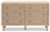 Ashley Cielden Two-tone King Panel Bed with Dresser