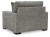 Ashley Dunmor Graphite Chair and Ottoman Ashley Dunmor Graphite Chair and Ottoman
