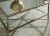 Ashley Cloverty Aged Gold Finish Coffee Table with 2 End Tables