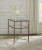 Ashley Cloverty Aged Gold Finish Coffee Table with 2 End Tables