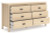 Ashley Cabinella Tan Full Platform Bed with Dresser, Chest and Nightstand