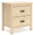 Ashley Cabinella Tan Full Platform Bed with Dresser, Chest and Nightstand