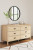 Ashley Cabinella Tan Full Platform Bed with Dresser, Chest and Nightstand
