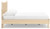 Ashley Cabinella Tan Queen Platform Panel Bed with Dresser and Nightstand
