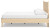 Ashley Cabinella Tan Queen Platform Panel Bed with Dresser