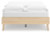 Ashley Cabinella Tan Full Platform Bed with Dresser