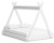 Ashley Hallityn White Full Tent Bed with Dresser, Chest and 2 Nightstands Ashley Hallityn White Full Tent Bed with Dresser, Chest and 2 Nightstands